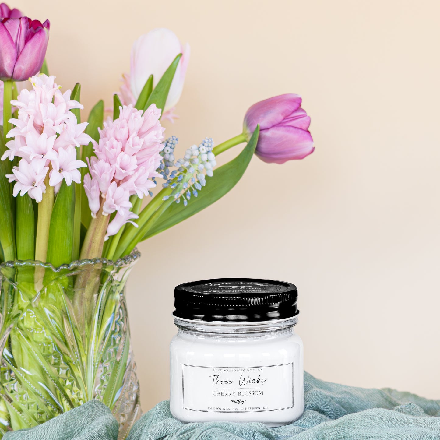 6 oz Mason Jar - Spring Scents