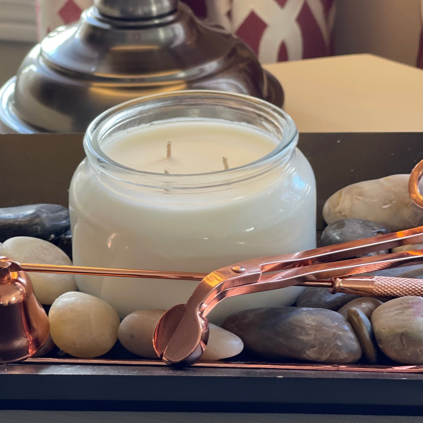 10 oz scented soy candle in our signature scent collection