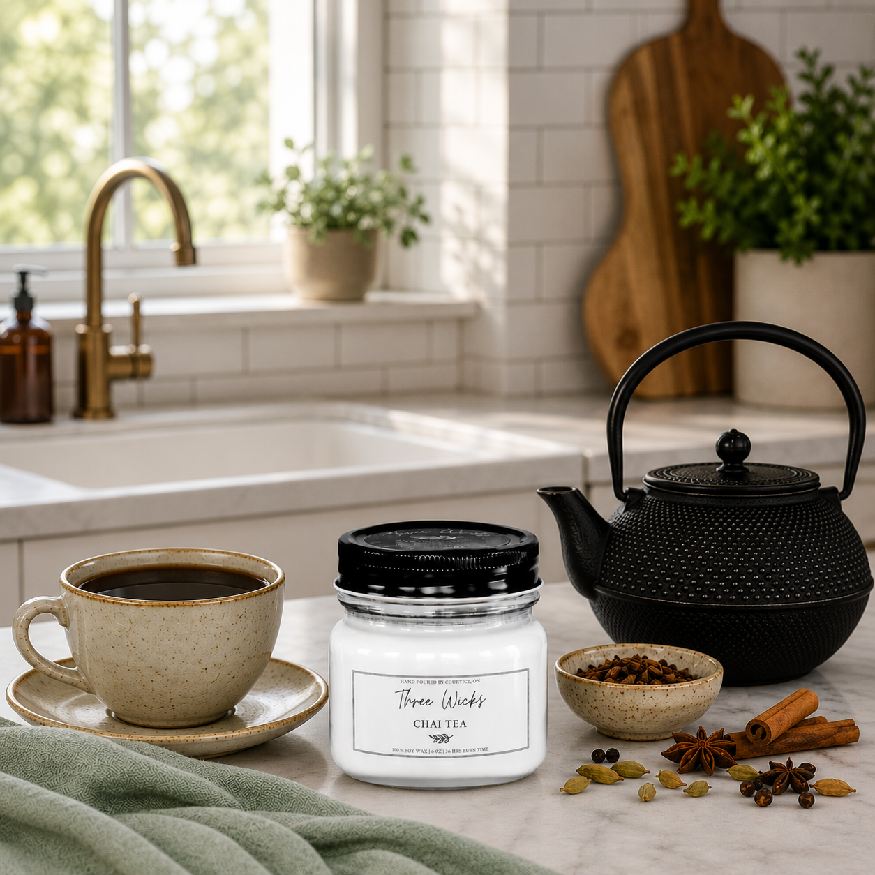 6 oz Soy Candle – Signature Scents Collection | Three Wicks Candles
