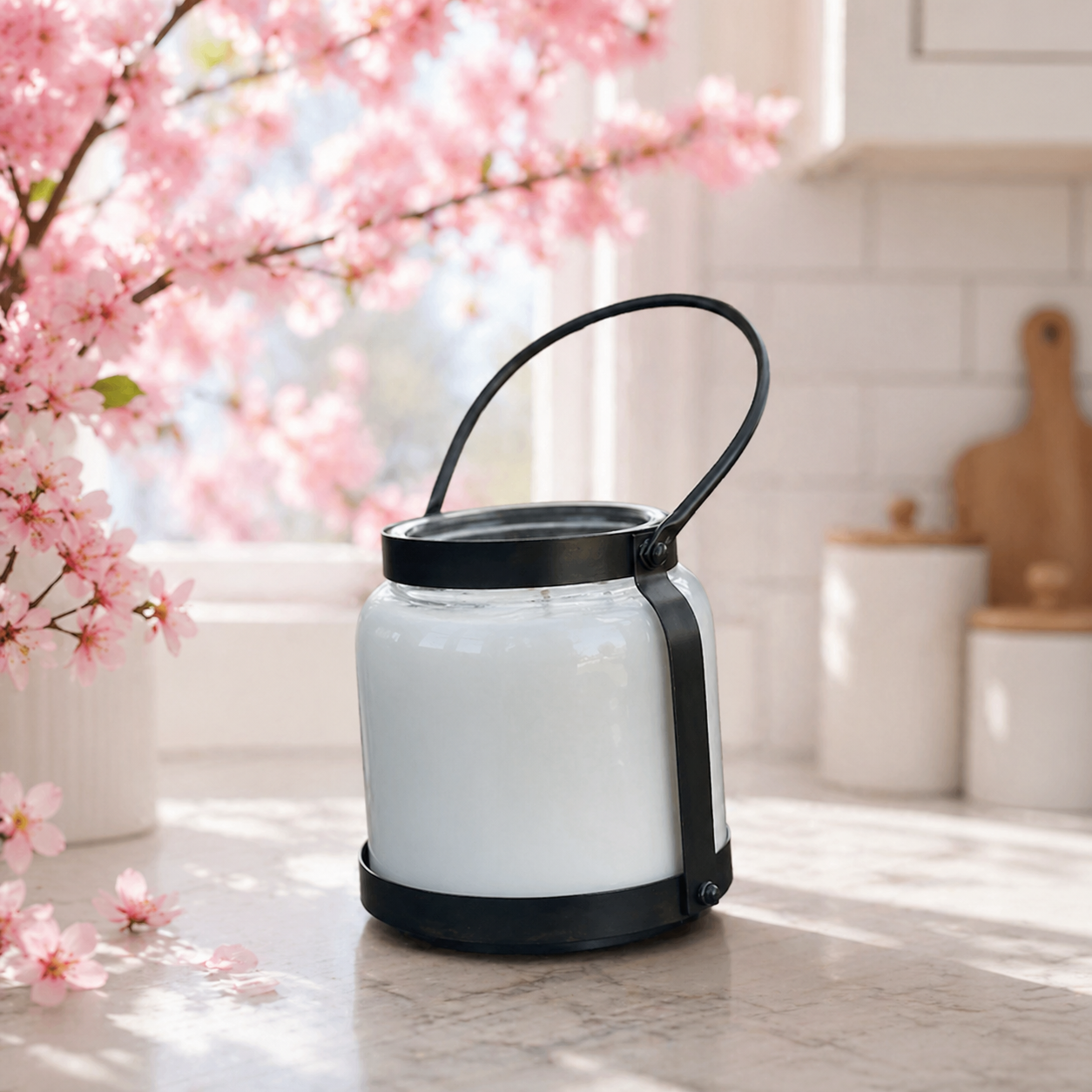 Spring Scented Candle 66 oz Lantern | 4 Wick Soy Candle
