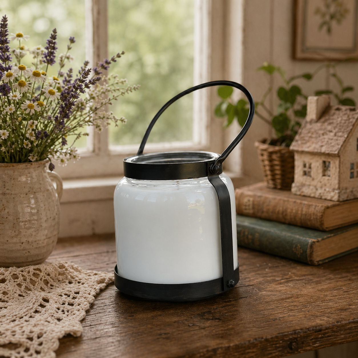 66 oz Summer Lantern Candle - Indoor Outdoor Candle with 396 Hour Burn Time