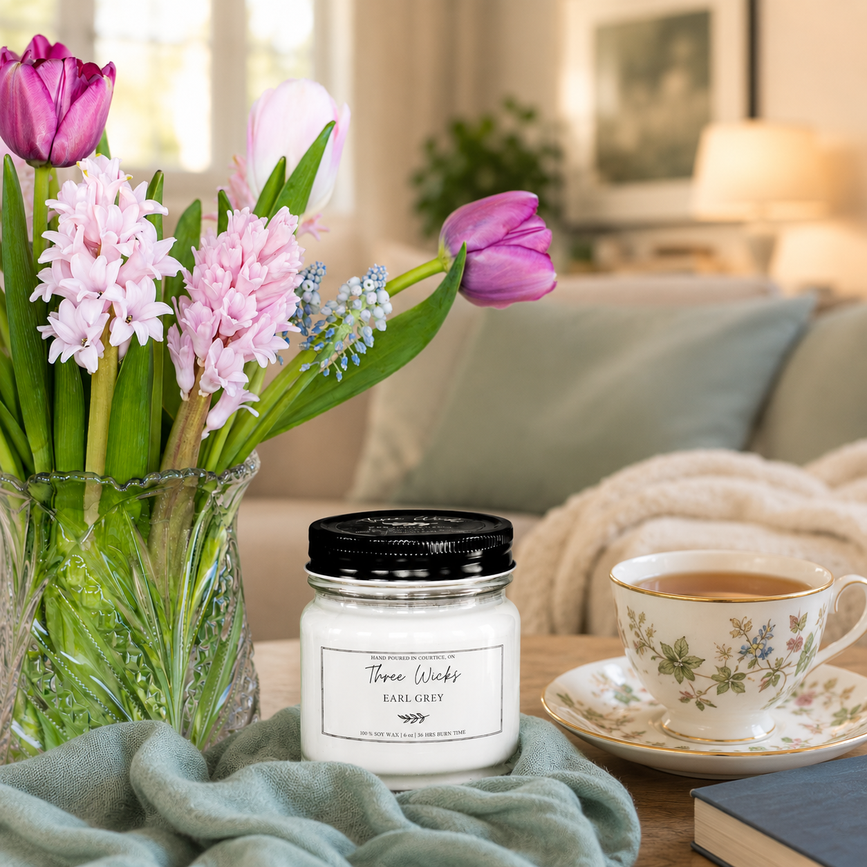 6 oz Soy Candle – Signature Scents Collection | Three Wicks Candles