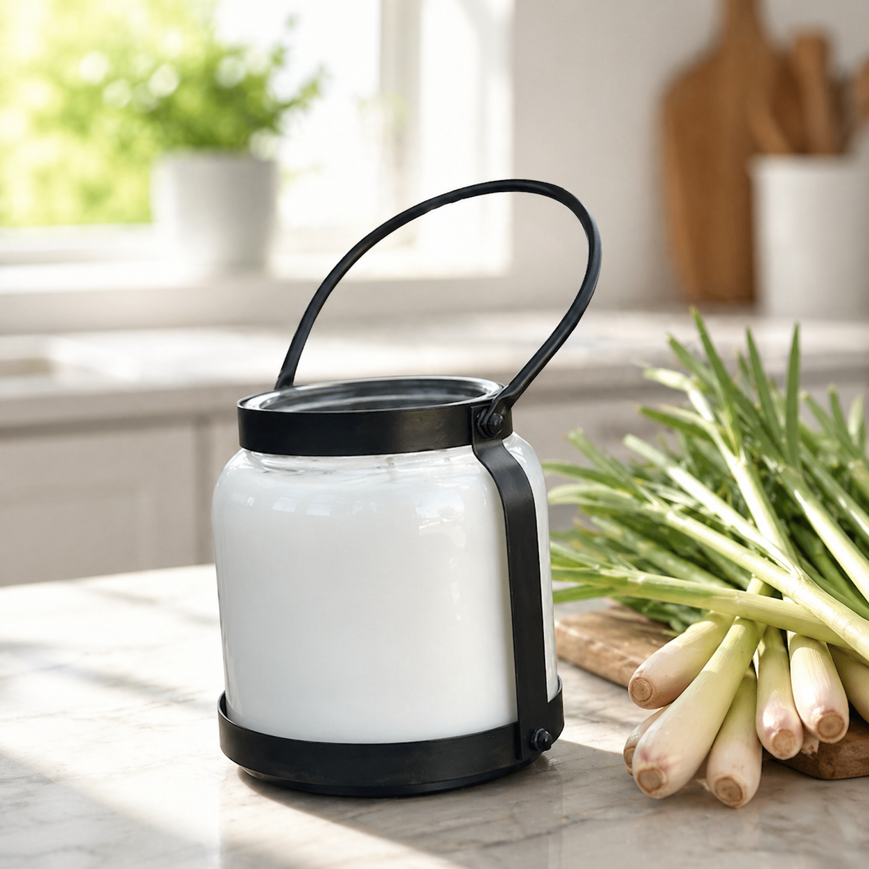 Spring Scented Candle 66 oz Lantern | 4 Wick Soy Candle