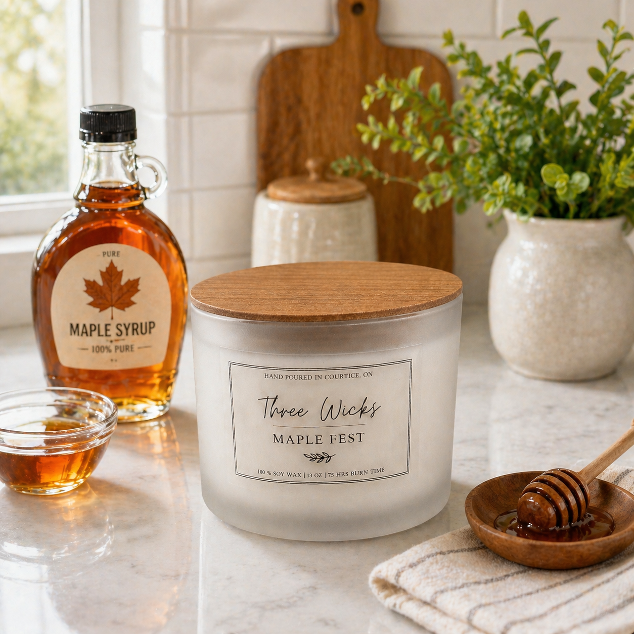 The smell of maple syrup 