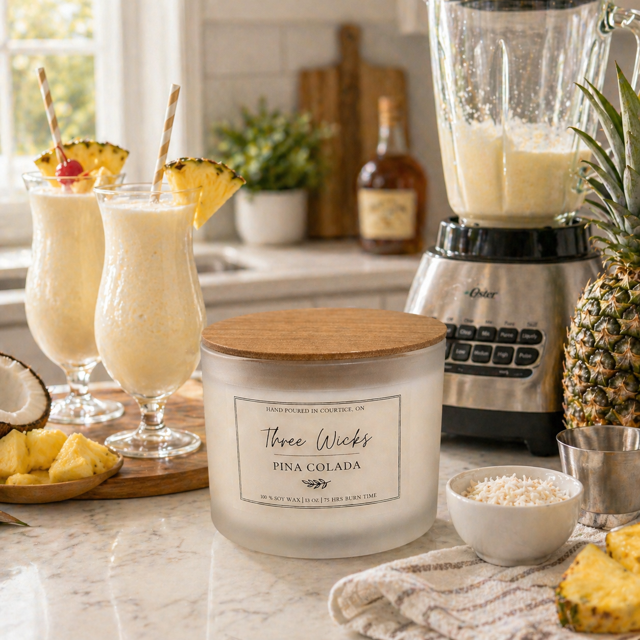 The tropical scent of Pina colada 