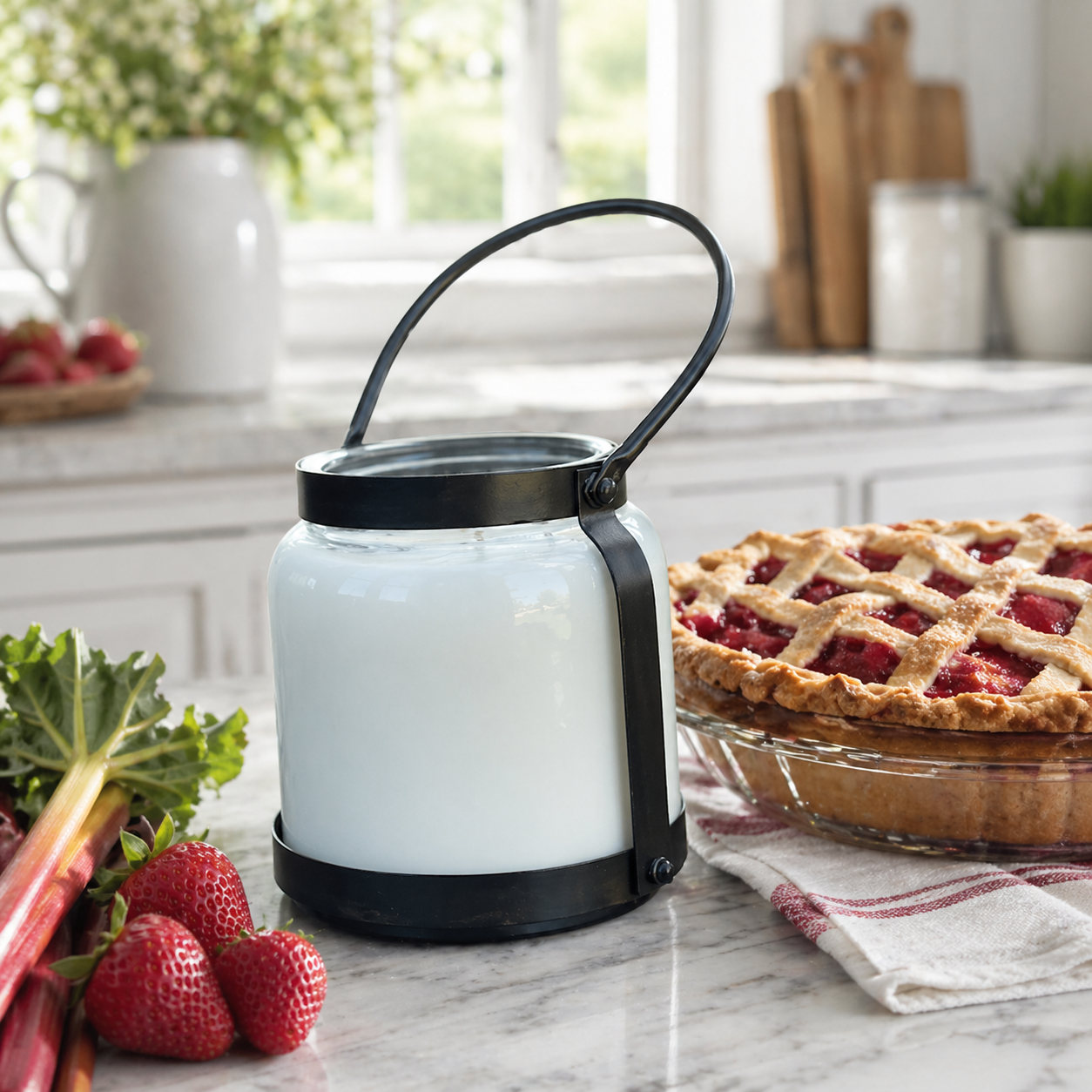 Spring Scented Candle 66 oz Lantern | 4 Wick Soy Candle