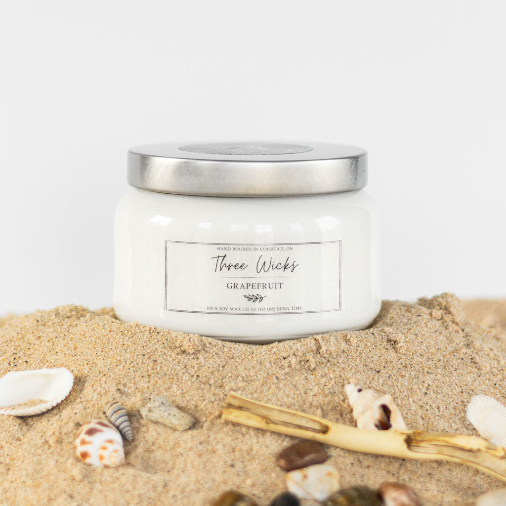 10 oz Traditional Jar Wood Wick - Summer Scents