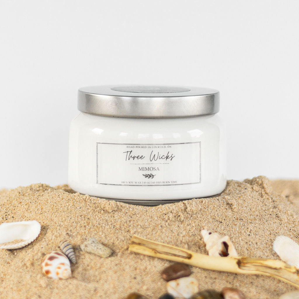 10 oz Traditional Jar Wood Wick - Summer Scents