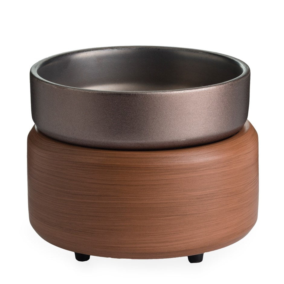Pewter Walnut 2-in-1 Fragrance Warmer