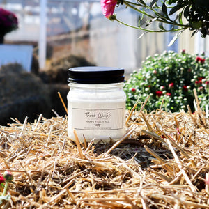 Scented candle made of soy 6oz Happy Fall Y'All from our Fall Collection
