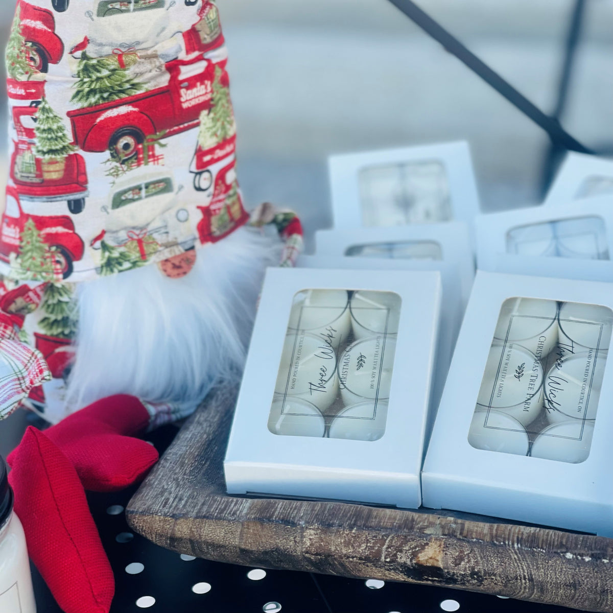 Holiday Soy Tea Lights - Scented Tea Light Candles | 6 Pack