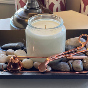 scented soy candle in 16 oz vessel 
