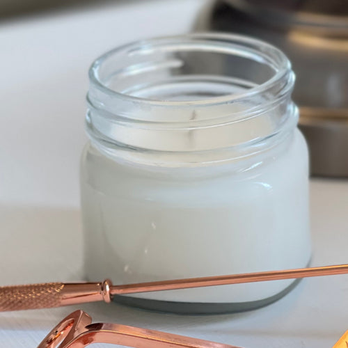 Spring scented soy candle