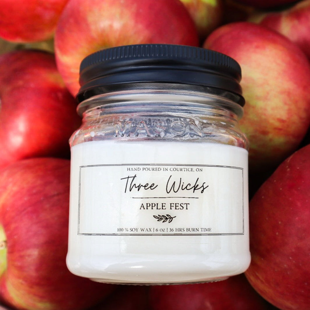 Scented candle made of soy 6 oz vessel