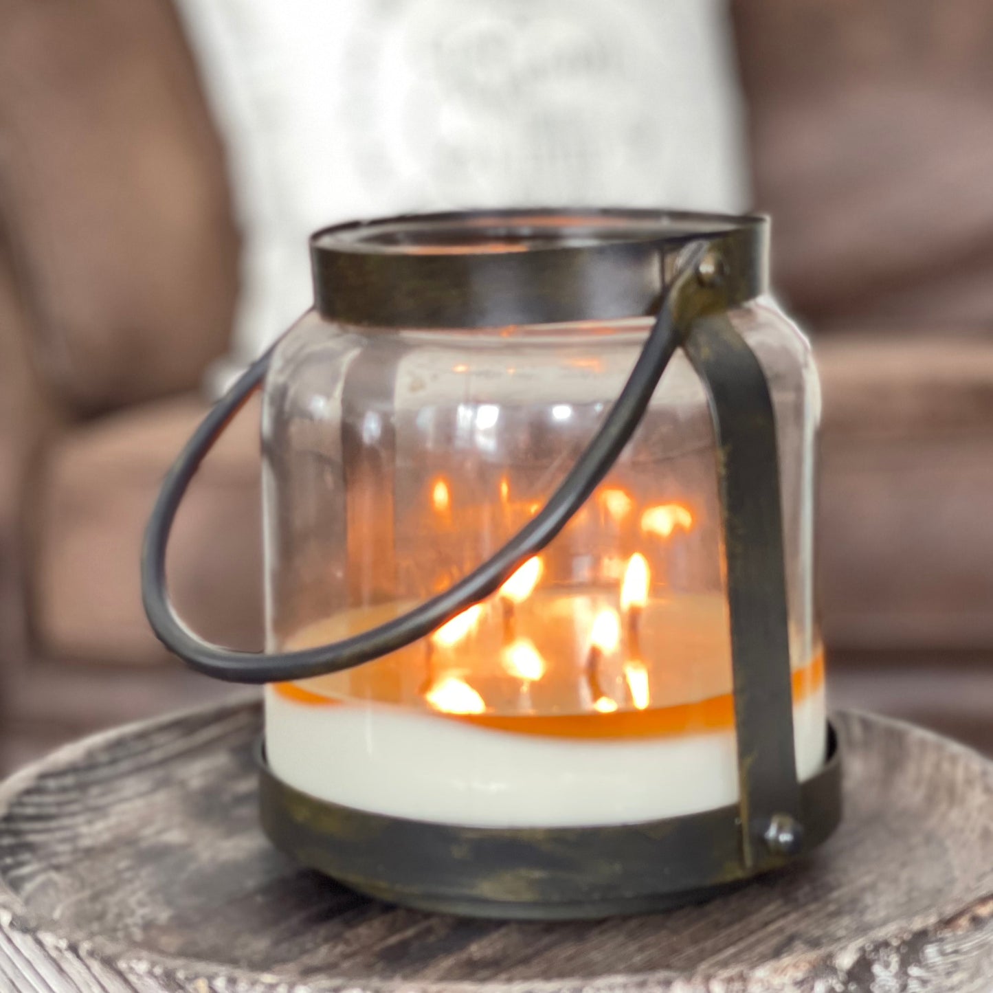 66 oz lantern with 4 wicks